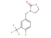 3-[4-fluoro-3-(trifluoromethyl)benzyl]-1,3-oxazolidin-2-one