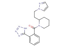2-[2-(1H-pyrazol-1-yl)ethyl]-1-[2-(1H-tetrazol-5-yl)benzoyl]piperidine