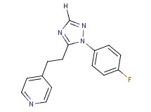 4-{2-[1-(4-fluorophenyl)-1H-1,2,4-triazol-5-yl]ethyl}pyridine