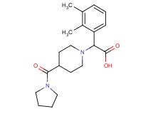 (2,3-dimethylphenyl)[4-(pyrrolidin-1-ylcarbonyl)piperidin-1-yl]acetic acid