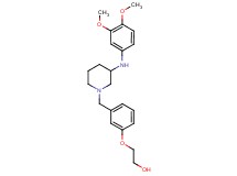 2-[3-({3-[(3,4-dimethoxyphenyl)amino]-1-piperidinyl}methyl)phenoxy]ethanol