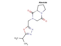 (8aS)-2-[(5-isopropyl-1,3,4-oxadiazol-2-yl)methyl]hexahydropyrrolo[1,2-a]pyrazine-1,4-dione