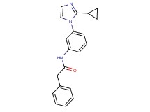 N-[3-(2-cyclopropyl-1H-imidazol-1-yl)phenyl]-2-phenylacetamide