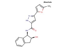 N-[(1R,2S)-2-hydroxy-2,3-dihydro-1H-inden-1-yl]-3-(5-methyl-2-furyl)-1H-pyrazole-5-carboxamide