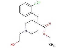 ethyl 4-(2-chlorobenzyl)-1-(2-hydroxyethyl)-4-piperidinecarboxylate