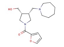 [(3R*,4R*)-4-(1-azepanylmethyl)-1-(2-furoyl)-3-pyrrolidinyl]methanol