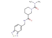 N~3~-(2,1,3-benzothiadiazol-5-ylmethyl)-N~1~,N~1~-dimethylpiperidine-1,3-dicarboxamide