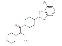 4-methyl-2-{1-[2-(4-morpholinyl)butanoyl]-4-piperidinyl}-1H-benzimidazole