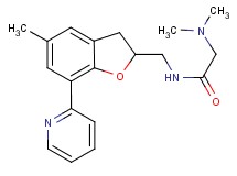 N~2~,N~2~-dimethyl-N~1~-{[5-methyl-7-(2-pyridinyl)-2,3-dihydro-1-benzofuran-2-yl]methyl}glycinamide