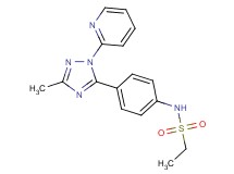 N-[4-(3-methyl-1-pyridin-2-yl-1H-1,2,4-triazol-5-yl)phenyl]ethanesulfonamide