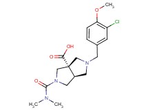 (3aS*,6aS*)-2-(3-chloro-4-methoxybenzyl)-5-[(dimethylamino)carbonyl]hexahydropyrrolo[3,4-c]pyrrole-3a(1H)-carboxylic acid