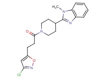 2-{1-[3-(3-chloro-5-isoxazolyl)propanoyl]-4-piperidinyl}-1-methyl-1H-benzimidazole