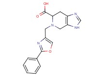 5-[(2-phenyl-1,3-oxazol-4-yl)methyl]-4,5,6,7-tetrahydro-3H-imidazo[4,5-c]pyridine-6-carboxylic acid