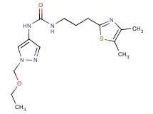 N-[3-(4,5-dimethyl-1,3-thiazol-2-yl)propyl]-N'-[1-(ethoxymethyl)-1H-pyrazol-4-yl]urea