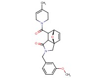 (3aR*,6S*)-2-(3-methoxybenzyl)-7-[(4-methyl-3,6-dihydropyridin-1(2H)-yl)carbonyl]-2,3,7,7a-tetrahydro-3a,6-epoxyisoindol-1(6H)-one