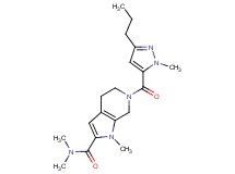 N,N,1-trimethyl-6-[(1-methyl-3-propyl-1H-pyrazol-5-yl)carbonyl]-4,5,6,7-tetrahydro-1H-pyrrolo[2,3-c]pyridine-2-carboxamide