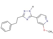 2-methoxy-4-[3-(2-phenylethyl)-1H-1,2,4-triazol-5-yl]pyridine