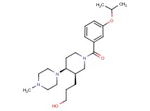 3-[(3R*,4S*)-1-(3-isopropoxybenzoyl)-4-(4-methylpiperazin-1-yl)piperidin-3-yl]propan-1-ol