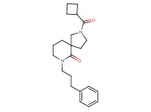 2-(cyclobutylcarbonyl)-7-(3-phenylpropyl)-2,7-diazaspiro[4.5]decan-6-one