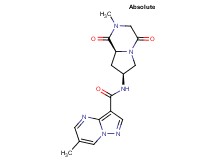 6-methyl-N-[(7S,8aS)-2-methyl-1,4-dioxooctahydropyrrolo[1,2-a]pyrazin-7-yl]pyrazolo[1,5-a]pyrimidine-3-carboxamide