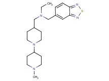 (2,1,3-benzothiadiazol-5-ylmethyl)ethyl[(1'-methyl-1,4'-bipiperidin-4-yl)methyl]amine