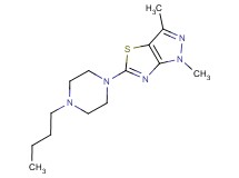 5-(4-butylpiperazin-1-yl)-1,3-dimethyl-1H-pyrazolo[3,4-d][1,3]thiazole