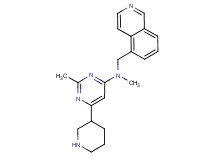 N-(isoquinolin-5-ylmethyl)-N,2-dimethyl-6-piperidin-3-ylpyrimidin-4-amine