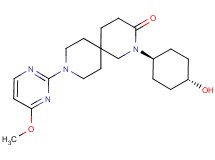 2-(trans-4-hydroxycyclohexyl)-9-(4-methoxypyrimidin-2-yl)-2,9-diazaspiro[5.5]undecan-3-one