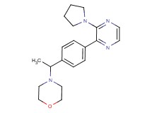 4-{1-[4-(3-pyrrolidin-1-ylpyrazin-2-yl)phenyl]ethyl}morpholine