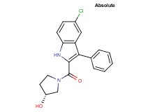 (3R)-1-[(5-chloro-3-phenyl-1H-indol-2-yl)carbonyl]-3-pyrrolidinol