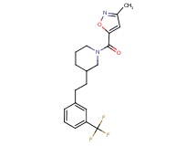 1-[(3-methyl-5-isoxazolyl)carbonyl]-3-{2-[3-(trifluoromethyl)phenyl]ethyl}piperidine