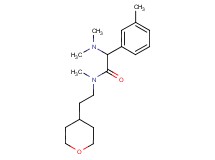 2-(dimethylamino)-N-methyl-2-(3-methylphenyl)-N-[2-(tetrahydro-2H-pyran-4-yl)ethyl]acetamide