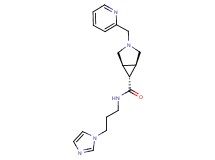 (1R*,5S*,6r)-N-[3-(1H-imidazol-1-yl)propyl]-3-(pyridin-2-ylmethyl)-3-azabicyclo[3.1.0]hexane-6-carboxamide