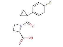 1-{[1-(4-fluorophenyl)cyclopropyl]carbonyl}-2-azetidinecarboxylic acid