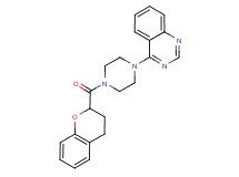 4-[4-(3,4-dihydro-2H-chromen-2-ylcarbonyl)-1-piperazinyl]quinazoline