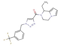 1-ethyl-2-({1-[3-(trifluoromethyl)benzyl]-1H-1,2,3-triazol-4-yl}carbonyl)-1,2,3,4-tetrahydropyrrolo[1,2-a]pyrazine