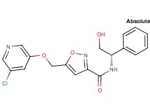 5-{[(5-chloropyridin-3-yl)oxy]methyl}-N-[(1S)-2-hydroxy-1-phenylethyl]isoxazole-3-carboxamide