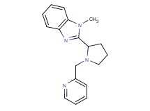 1-methyl-2-[1-(2-pyridinylmethyl)-2-pyrrolidinyl]-1H-benzimidazole