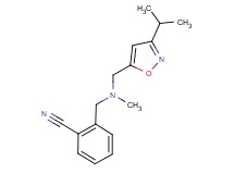 2-{[[(3-isopropylisoxazol-5-yl)methyl](methyl)amino]methyl}benzonitrile