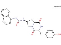 N-[(3R,7S,8aS)-3-(4-hydroxybenzyl)-1,4-dioxooctahydropyrrolo[1,2-a]pyrazin-7-yl]-N'-1-naphthylurea