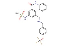 3-[(methylsulfonyl)amino]-N-phenyl-5-({[4-(trifluoromethoxy)benzyl]amino}methyl)benzamide