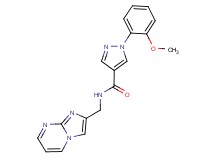 N-(imidazo[1,2-a]pyrimidin-2-ylmethyl)-1-(2-methoxyphenyl)-1H-pyrazole-4-carboxamide