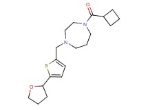 1-(cyclobutylcarbonyl)-4-{[5-(tetrahydrofuran-2-yl)-2-thienyl]methyl}-1,4-diazepane