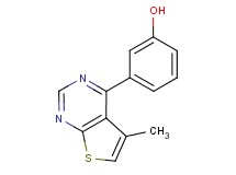 3-(5-methylthieno[2,3-d]pyrimidin-4-yl)phenol