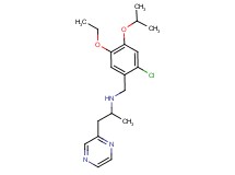 (2-chloro-5-ethoxy-4-isopropoxybenzyl)(1-methyl-2-pyrazin-2-ylethyl)amine
