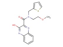 3-hydroxy-N-(2-methoxyethyl)-N-(2-thienylmethyl)-2-quinoxalinecarboxamide