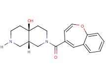 (4aS*,8aS*)-2-(1-benzoxepin-4-ylcarbonyl)octahydro-2,7-naphthyridin-4a(2H)-ol