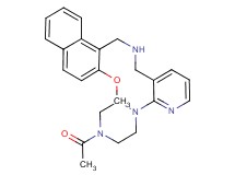 1-[2-(4-acetyl-1-piperazinyl)-3-pyridinyl]-N-[(2-methoxy-1-naphthyl)methyl]methanamine