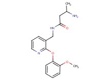 3-amino-N-{[2-(2-methoxyphenoxy)pyridin-3-yl]methyl}butanamide