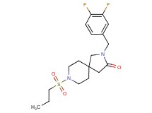 2-(3,4-difluorobenzyl)-8-(propylsulfonyl)-2,8-diazaspiro[4.5]decan-3-one